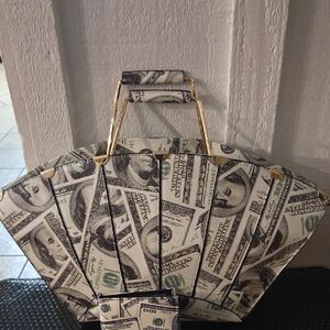 Stylish Money Print Women's Handbag